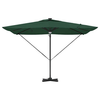 Roma Parasol Green 286 x 285 x 270 cm Aluminium and Polyester