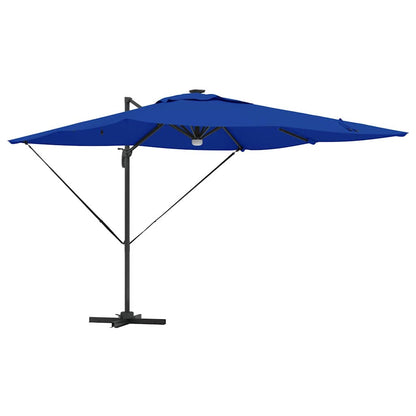 Roma Parasol Blue 286 x 285 x 270 cm Aluminium and Polyester