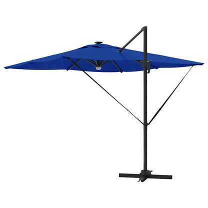 Roma Parasol Blue 286 x 285 x 270 cm Aluminium and Polyester