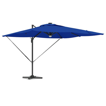 Roma Parasol Blue 286 x 285 x 270 cm Aluminium and Polyester