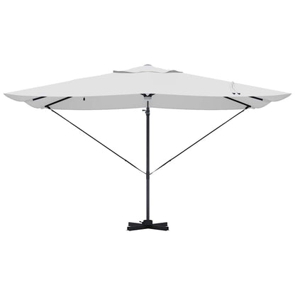 Cantilever Roma Parasol Beige and Black 352 x 251 x 265 cm