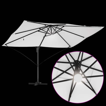 Cantilever Roma Parasol Beige and Black 352 x 251 x 265 cm