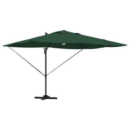 Cantilever Roma Parasol Green and Black 352 x 251 x 265 cm