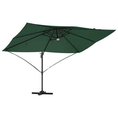 Cantilever Roma Parasol Green and Black 352 x 251 x 265 cm
