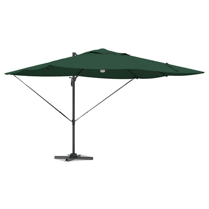 Cantilever Roma Parasol Green and Black 352 x 251 x 265 cm