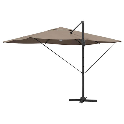 Cantilever Roma Parasol Taupe and Black 352 x 251 x 265 cm