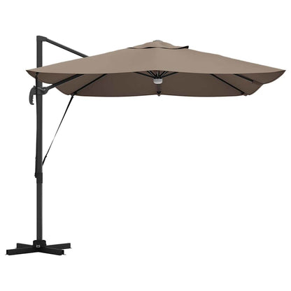 Cantilever Roma Parasol Taupe and Black 352 x 251 x 265 cm