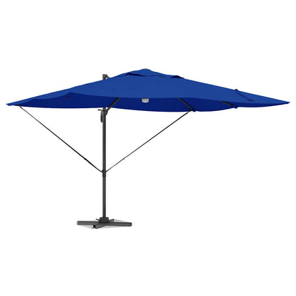 Cantilever Roma Parasol Blue and Black 352 x 251 x 265 cm