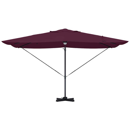 Cantilever Roma Parasol Red and Black 352 x 251 x 265 cm