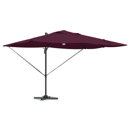 Cantilever Roma Parasol Red and Black 352 x 251 x 265 cm