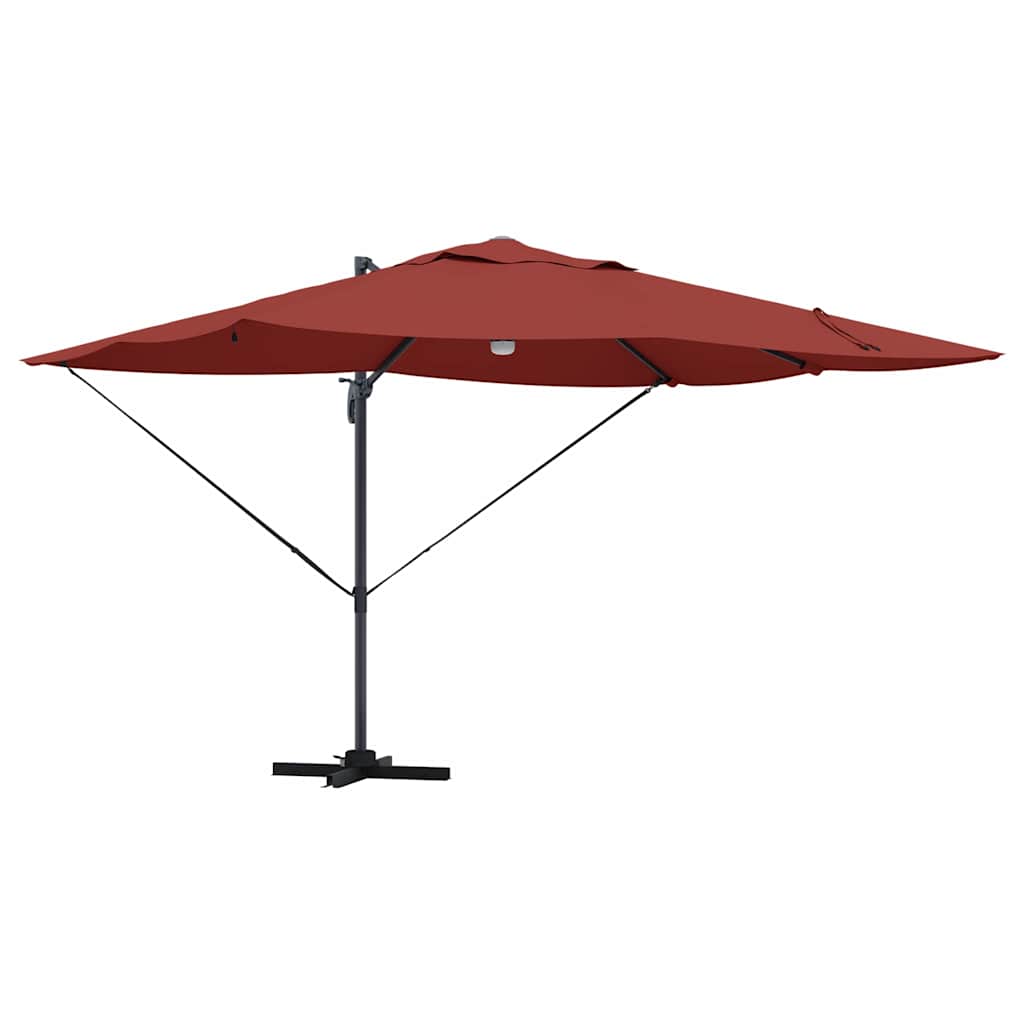 Cantilever Roma Parasol Red and Black 352 x 251 x 265 cm