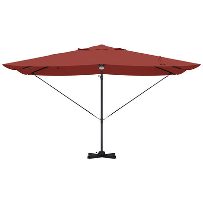 Cantilever Roma Parasol Red and Black 352 x 251 x 265 cm