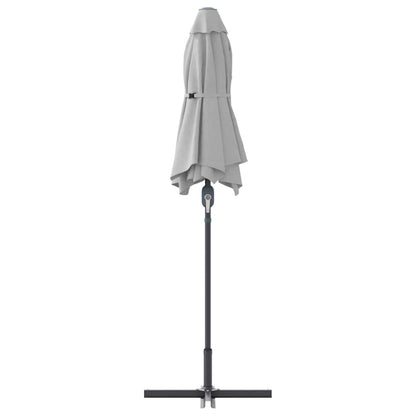 Garden Parasol Sand 370 x 197 x 239 cm Powder-coated steel