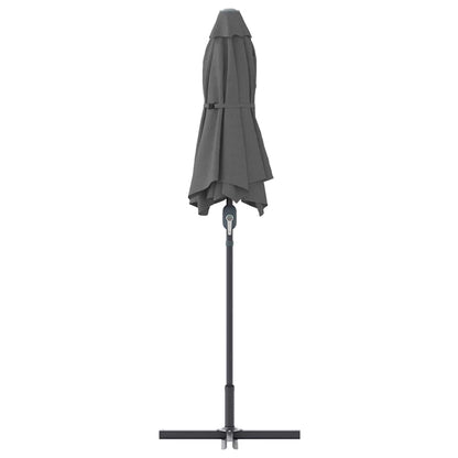 Garden Parasol Anthracite 370 x 197 x 239 cm