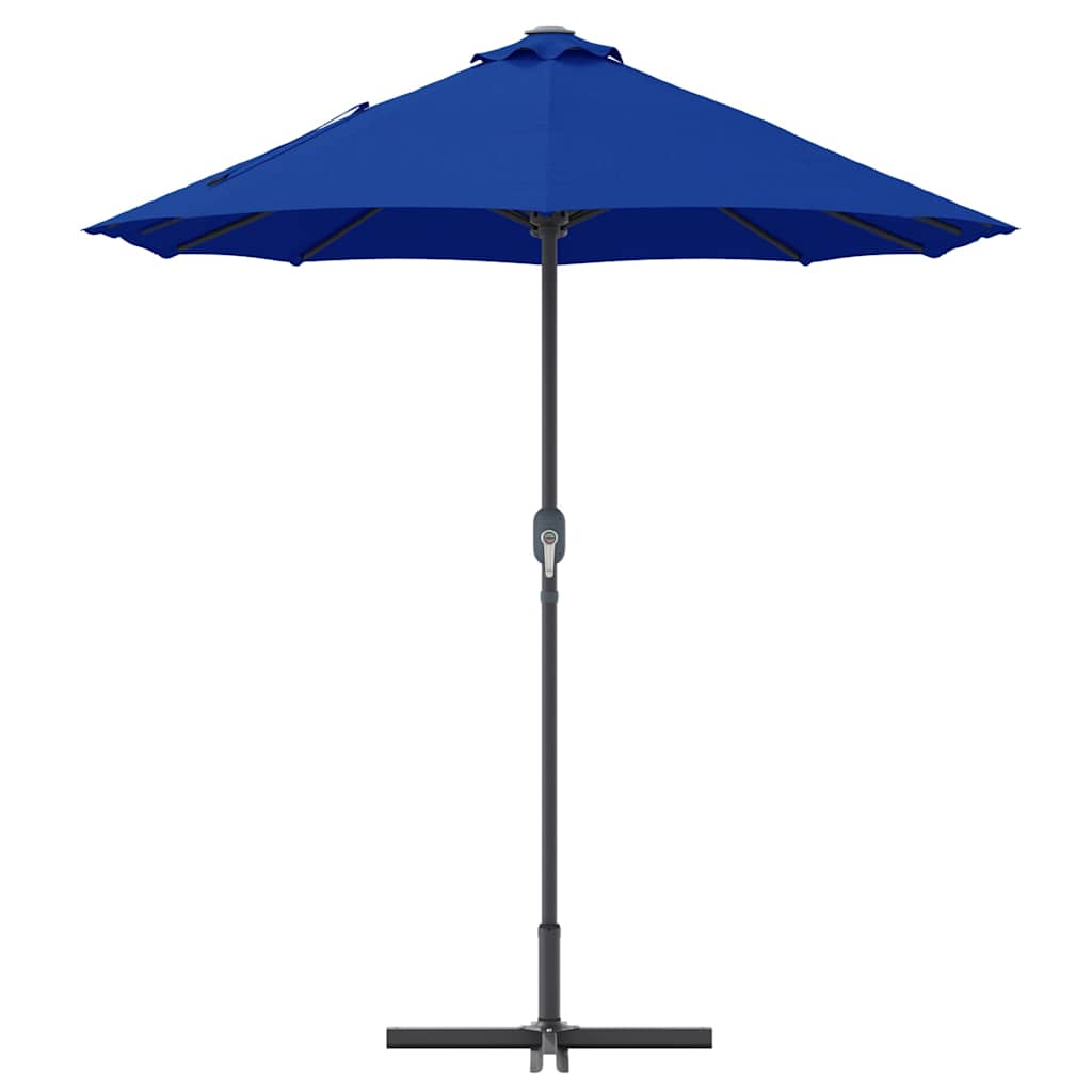 Garden Parasol Blue 370 x 197 x 239 cm Powder-coated steel
