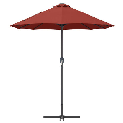 Garden Parasol Terracotta 370 x 197 x 239 cm