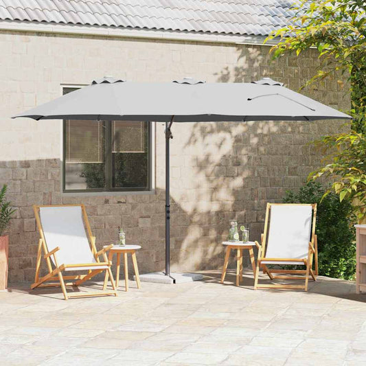 Garden Cantilever Parasol Sand 372 x 198 x 243 cm