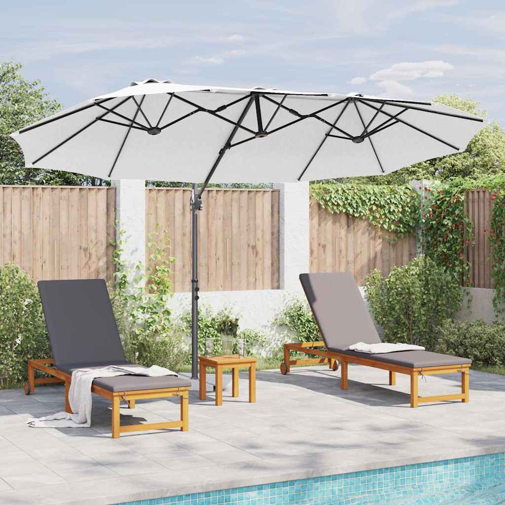 Garden Cantilever Parasol Sand 372 x 198 x 243 cm