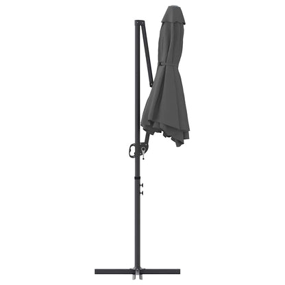 Garden Cantilever Parasol Anthracite 372 x 198 x 243 cm