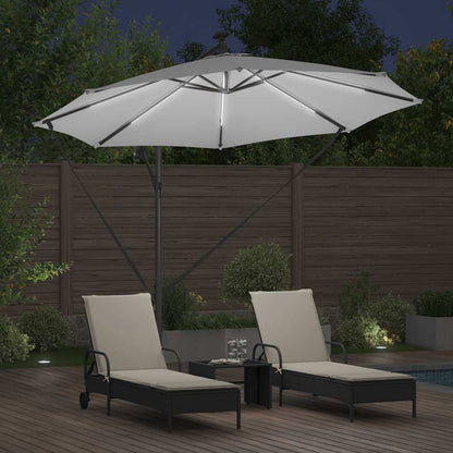 Cantilever Banana Parasol Sand 294 x 294 x 248 cm
