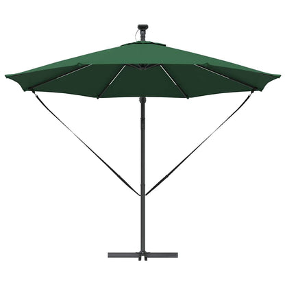 Cantilever Banana Parasol Green 294 x 294 x 248 cm
