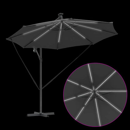 Cantilever Banana Parasol Anthracite 294 x 294 x 248 cm
