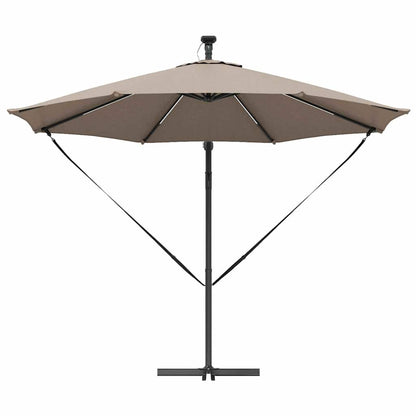 Cantilever Banana Parasol Taupe 294 x 294 x 248 cm