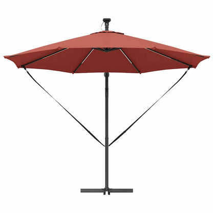 Cantilever Banana Parasol Terracotta 294 x 294 x 248 cm