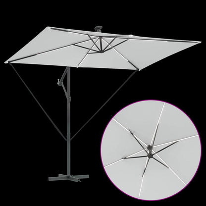 Cantilever Banana Parasol Sand 294 x 200 x 254 cm