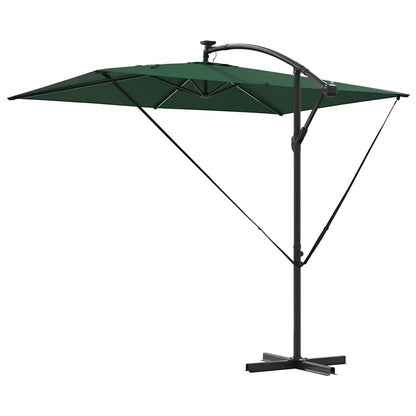 Cantilever Banana Parasol Green 294 x 200 x 254 cm