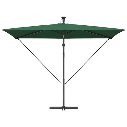 Cantilever Banana Parasol Green 294 x 200 x 254 cm