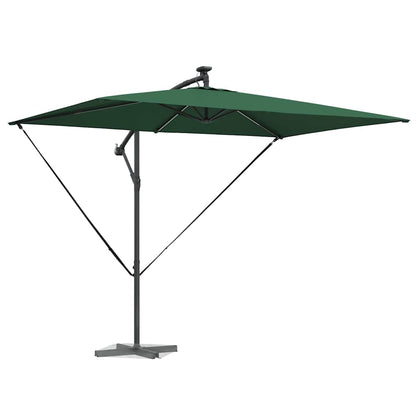 Cantilever Banana Parasol Green 294 x 200 x 254 cm