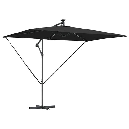 Cantilever Banana Parasol Black 294 x 200 x 254 cm