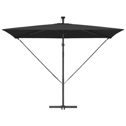 Cantilever Banana Parasol Black 294 x 200 x 254 cm