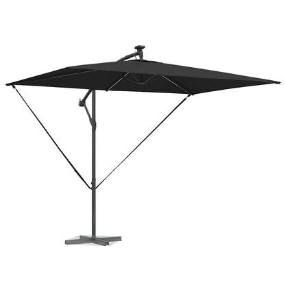 Cantilever Banana Parasol Black 294 x 200 x 254 cm