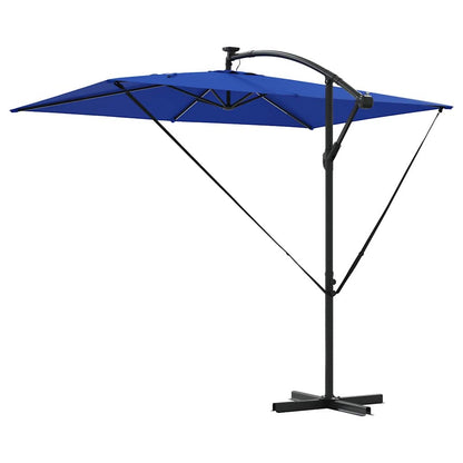 Cantilever Banana Parasol Blue 294 x 200 x 254 cm