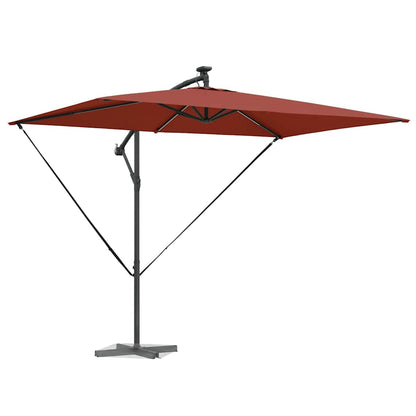 Cantilever Banana Parasol Terracotta 294 x 200 x 254 cm