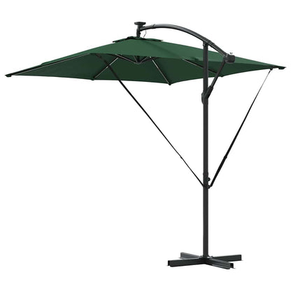 Cantilever Banana Parasol Green 249 x 249 x 250 cm