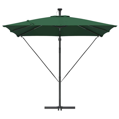 Cantilever Banana Parasol Green 249 x 249 x 250 cm