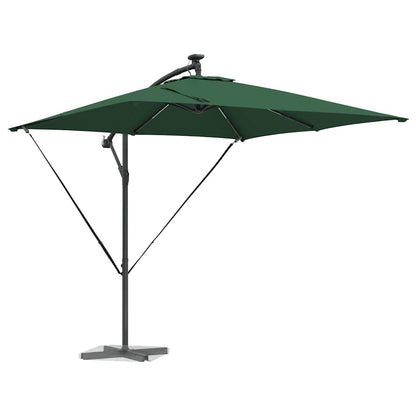 Cantilever Banana Parasol Green 249 x 249 x 250 cm