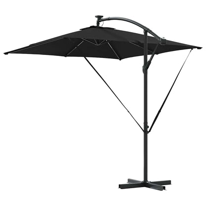 Cantilever Banana Parasol Black 249 x 249 x 250 cm