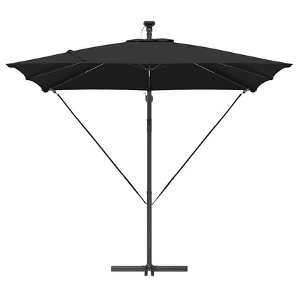 Cantilever Banana Parasol Black 249 x 249 x 250 cm