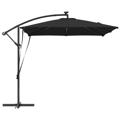 Cantilever Banana Parasol Black 249 x 249 x 250 cm