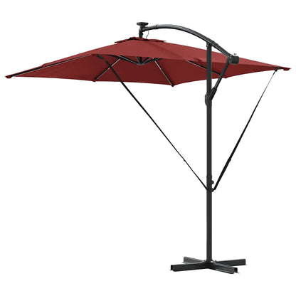 Cantilever Banana Parasol Terracotta 249 x 249 x 250 cm