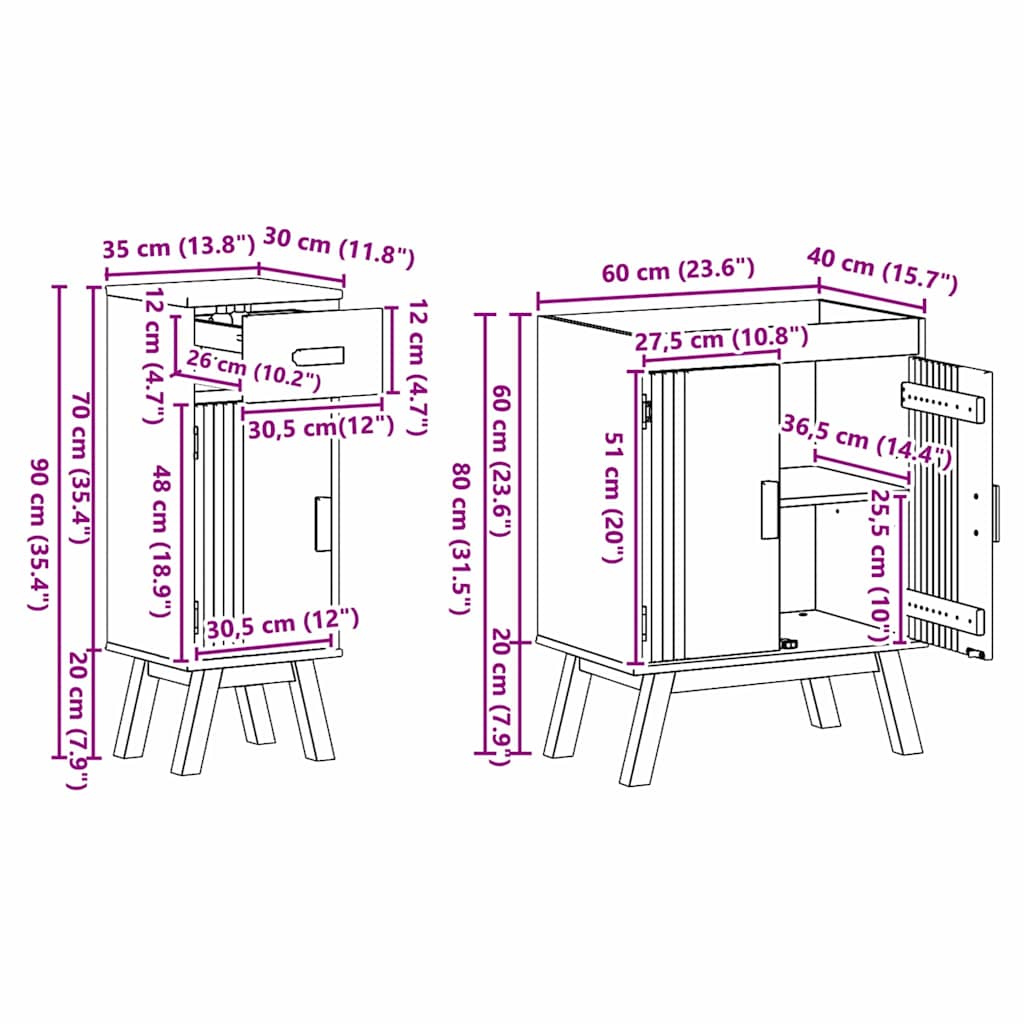 Bathroom Furniture Set with Door 2 pcs Brown 114 x 43 x 73.5 cm