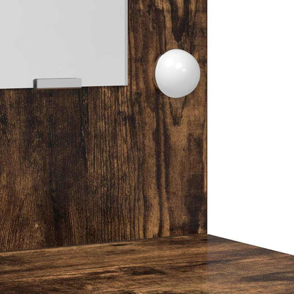 Dressing Table 3 pcs Brown 40 x 41 x 135 cm Engineered wood
