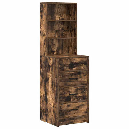 Dressing Table 3 pcs Brown 40 x 41 x 135 cm Engineered wood