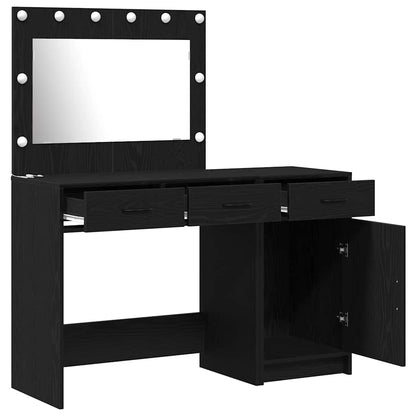 Dressing Table 2 pcs Black 40 x 41 x 75 cm Engineered wood