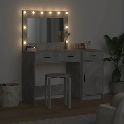 Dressing Table 2 pcs Grey 40 x 41 x 75 cm Engineered wood