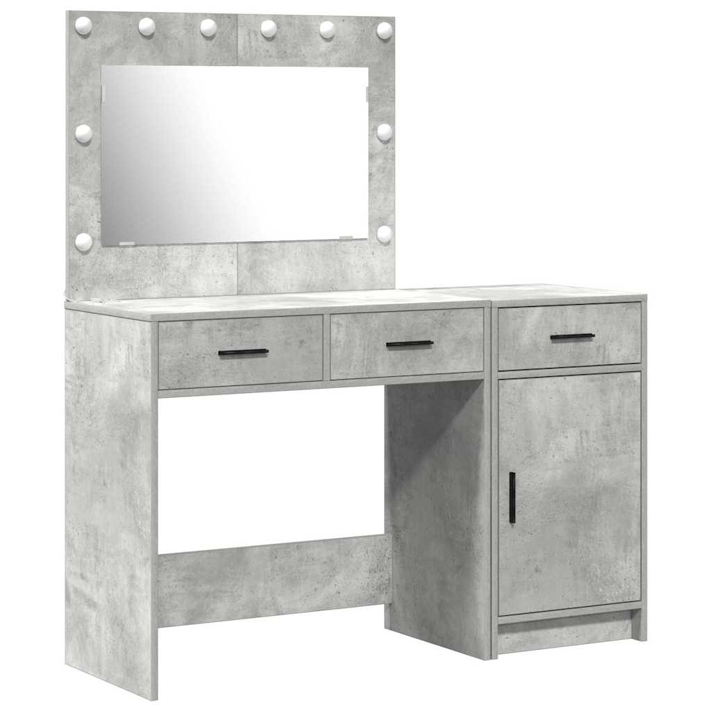 Dressing Table 2 pcs Grey 40 x 41 x 75 cm Engineered wood